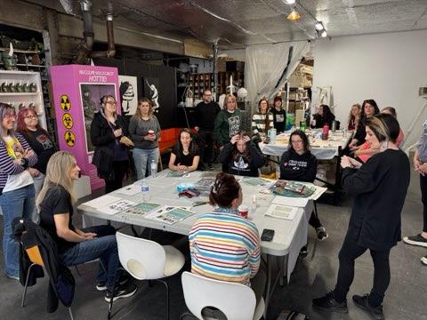 Gelli Printing with Veronica Kruger Gelli Kruger